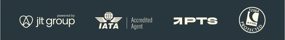 Powered by JLT Group, IATA Accredited Agent, PTS, ATOL Protected 12564